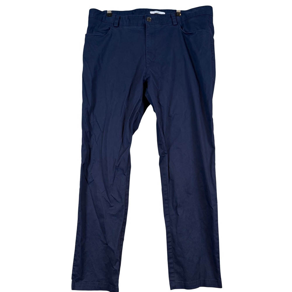 Calvin Klein Mens‎ Slim Fit Chino Pants Navy Blue Stretch Cotton 38x32 Preppy